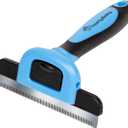 Deshedding Brush for Short Haired Dogs & Cats - Cat and Dog Brush for Shedding Short Hair - Highly Effective Deshedder Grooming Comb