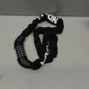 NDakter Bike Lock, 5 Digit Combination Heavy Duty Anti Theft Bicycle Chain Lock, 2.62/3.2/4.27/5/6Ft Long, High Security Resettable, Suitable for Bike, Scooter, Door, Gate, Fence-4/6mm Thick (Black)