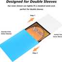 400 Pcs Ultra Clear Perfect Fit Sleeves for MTG, Perfect Inner Sleeves for Double Sleeving 64x89mm