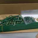 MAXPACE 93pcs Garden Stakes Kit: Includes 30 Sets of Fiberglass Plant Sticks Supports & Accessories for DIY 4ft, 5ft, 6ft, 7ft Stakes for Tomato, Vegetables, Indoor & Outdoor Gardening Supplies