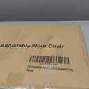 Floor Chair with Back Support 14-Position Adjustable Floor Chair Portable Ground Seating for Adults & Kids Foldable Meditation Seat with Japanese KOYO Bearings & Washable Linen Cover (Grey)