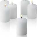 Light In The Dark White Votive Candles - Box of 36 Unscented Bulk Candles - 15 Hour Burn Time - for Weddings, Restaurants, Parties, Spa and Decorations