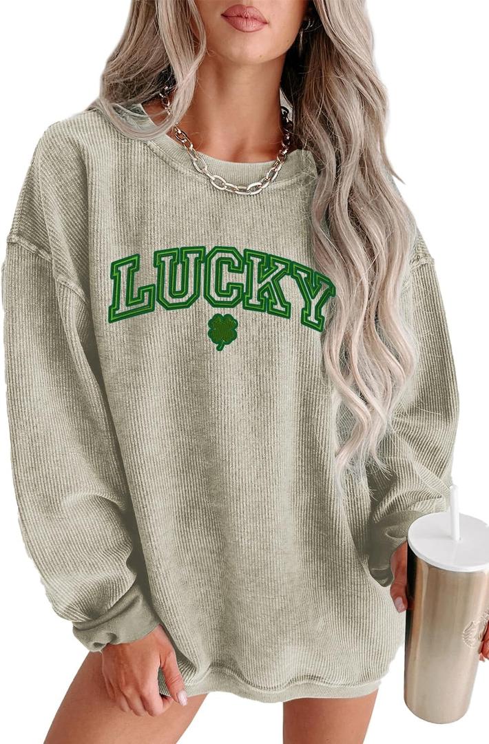 MARZXIN Women 2026 Holiday Casual Mardi Gras Sweatshirts Long Sleeve Sequin Sweatshirt Fashion Glitter Hoodies Outfits (XL)