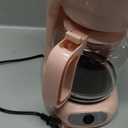 MELLERHOME 12-Cup Pink Coffee Maker - Borosilicate Carafe, Auto-Off, Pink Accessories, Reusable Filter, Anti-Drip, Kitchen Appliances, Keep-Warm Function, Kitchen Dcor