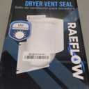 Dryer Vent Cover 4 inch with UV RESISTANT - Outdoor Dryer Vent Cover Natural Energy Saving, Dryer Vent Seal for Home Exterior (White)