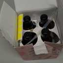 100ML Roller Bottles for Essential Oil, 4 Pack Empty Amber Glass Roller Bottle for Perfume Oil, Roll on Bottles with Stainless Steel Roller Balls, Opener, Funnel and Dropper for Aromatherapy, Massage