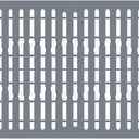 GSlife Silicone Sink Protector Mat for Kitchen - Food Grade Thickened Mat with 3 Reserved Holes, Heat Resistant, Dishwasher Safe, 12.8" x 11.2", Grey