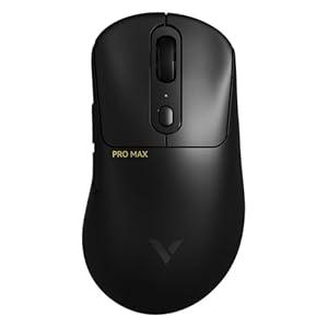Rapoo VT3PRO MAX Wireless Gaming Mouse, 59g Superlight, 8KHz Polling, PAW 3950 Ultimate Optical Sensor, 30K Independent X/ Y DPI, 1+8 Programmable Buttons, 200H Battery Life, Classic Shape, PC, Black