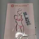 Wealurre Womens Underwear High Waisted Seamless Thongs for Women Breathable No Show Panties for Ladies 6 Pack (Medium, Black)