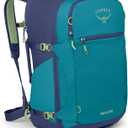 Osprey Daylite 44L Carry-On Travel Pack - Lightweight, Durable Backpack with Streamlined Design - Versatile, Spacious Bag for Weekend Trips or Business, Blue Spikemoss/Alkaline