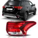 WFLNHB Right Side Outer Tail Light Assembly Replacement for Mitsubishi Outlander 2016-2021 Passenger Side Rear Tail Light Lamp 8330B178 MI2805108