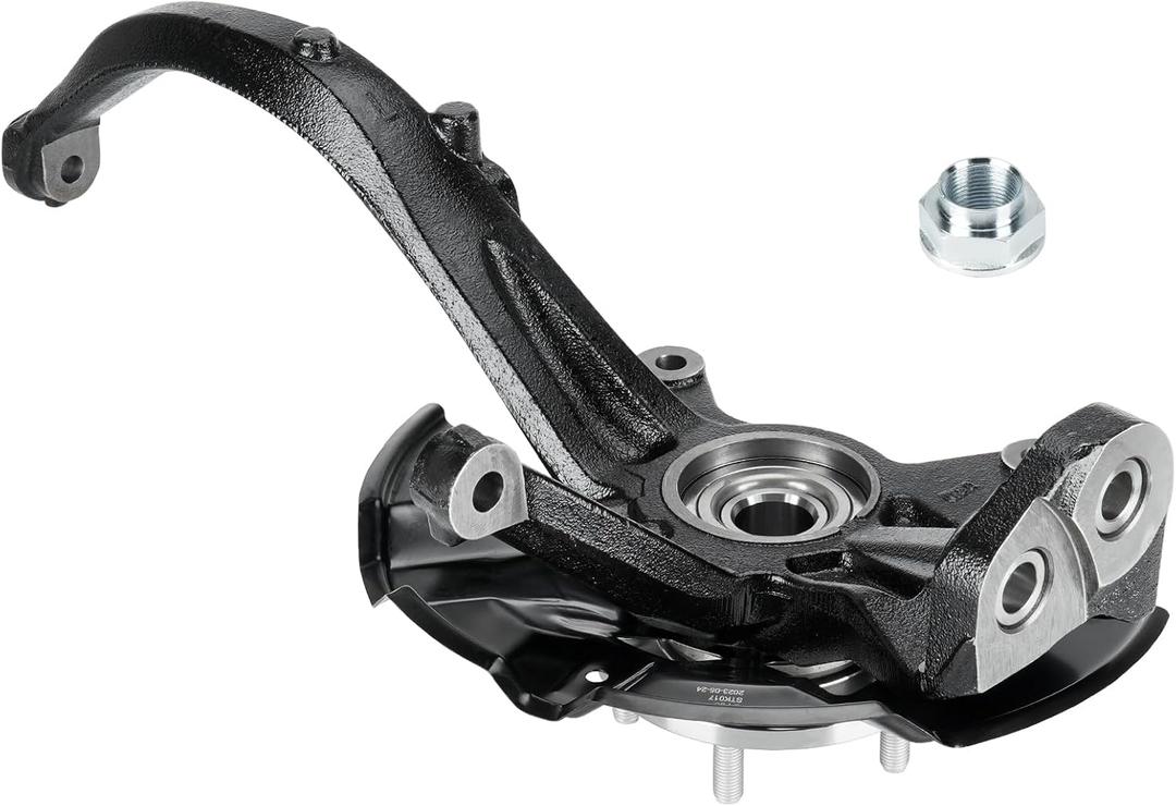 Front Right Wheel Hub Bearing Steering Knuckle Assembly for Ford Fusion 2006-2012, for Lincoln MKZ 2007-2012, for 2006 Zephyr, for Mercury Milan 2006-2011, Passenger Side, 698-408 698408 LK012