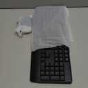 seenda Wireless Bluetooth Keyboard and Mouse Combo, COE200 Ergonomic Wireless Keyboard Mouse with Wrist Rest, Multi-Device Connection, Full-Size, Compatible for Computer/Laptop/Mac/MacBook, Black