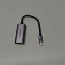 USB C to Ethernet Adapter, QGeeM Gigabit Ethernet to USB Type C, Thunderbolt 3/4 to RJ45 LAN Network Adapter Compatible for iPhone 15 Pro/max, MacBook Pro/Air, iPad Pro, Dell XPS etc-Classic Gray