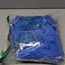 fun shack 70 Disco Costume for Women Blue Flares, Disco Queen Jumpsuit, Retro Dance Outfit for Parties (Medium)