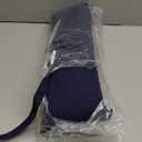 GoSports Coast Modern Outdoor Lounge Chair Pillow with Strap - Waterproof Headrest Pillow for Pool Lounger & Patio Chaise Cushions (One Size, Navy)