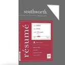 Southworth 100% Cotton Rsum Paper, 8 1/2" x 11", 32 Lb, 100% Recycled, White, Pack Of 100