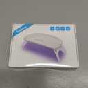 Kepma UV LED Nail Dryer Mini lamp Portable Curing Light for Gel Nail Polish,6w(White)
