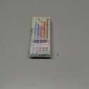 2 x Hapikalor Gel Pens, 6 Pcs 0.5mm Quick Dry Black Ink Pens Fine Point Smooth Writing Pens, Cute Gifts for Women Stocking Stuffers for Teen Girls (1 Count (Pack of 6), Multicolor)