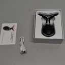 Red-Light-Therapy-for-Face and Neck, 7 Color Light Based Facial Massager, Portable Skin Care Tool (Black)