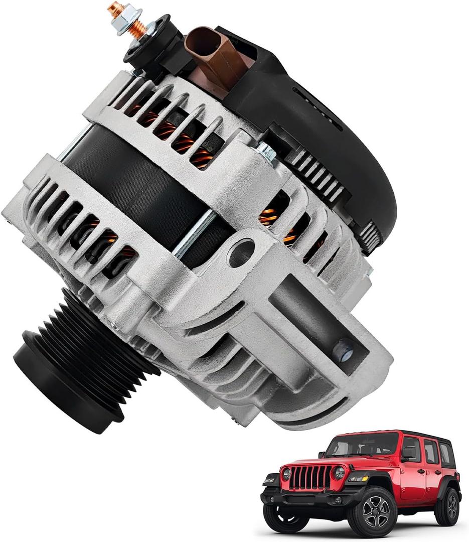 12V 240A Alternator Compatible with Jeep Wrangler Unlimited Sport 2.0L 2019-2023 56029809AA