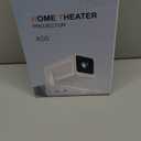 Mini Projector Native 1080P, Portable Outdoor Movie Projector with WiFi and Bluetooth, 4K Supported, Compatible with Smartphone, HDMI, USB, TV Stick, PS5 for Home Theater, Bedroom, Outdoor Use