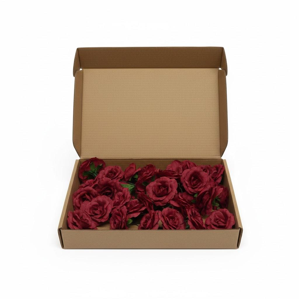 Ling's moment Flowers 21pcs Fake Gardenia Artificial Flowers w/Stems, Fake Flower for DIY Wedding Decorations Centerpieces Bouquets Boutonnieres