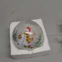 PHITRIC Christmas Decorations Indoor, 3 pcs Sparkling Snowman Globes with LED Lights and Timer, Tabletop Xmas Decor for Fireplace, Table, Home Decor Indoor