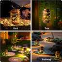 Sea Turtle Solar Lantern Outdoor Lights Waterproof Garden Yard Patio Cemetery Decor, Cute Turtle Gifts for Women Mom Grandma on Birthday Christmas Mothers Day