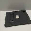 Case for iPad (A16) 11th Generation 11 Inch 2025 / iPad 10th Generation 10.9 Inch 2022, [Built-in Pencil Holder] Heavy Duty Shockproof Rugged Protective Case, Black