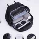 Blue Quartz 15L Hiking Backpack with Soft Flask, Ultralight Hiking Daypack with Chest Pockets for Phone Sternum Straps, Lightweight Foldable Packable Back Pack for Women Men(patent pending) (Black)