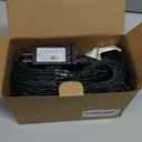 12ft x 5ft 360 LED Christmas Net Lights, 8 Modes Waterproof With Timer Low Voltage Connectable Mesh Lights for Trees, Bushes, Shurb, Garden, Outdoor Decoration (1 Pack, Green Wire, Blue)