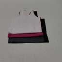 Geyoga 4 Pieces Girls Dance Tank Top Racerback Crop Top Sleeveless Dance Outfit for Ballet Hip hop Athletic wear, L