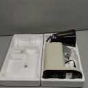 Tuni G1 Conical Burr Coffee Grinder, 48 Grind Settings Anti-static Burr Mill, Precision Electronic Timer and LED Touchscreen for Espresso/Drip/Cold Brew/French Press, Stainless Steel, Ivory