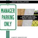 (2 Pack) Reserved Parking for Building Maintenance Personnel Only Unauthorized Vehicles Towed Away (With Tow Away Graphic) | 18" X 24" Heavy-Gauge Aluminum Sign | Rust Free Aluminum, Weather Resistant