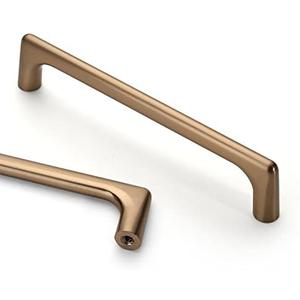 Asidrama 10 Pack 5 Inch(128mm) Champagne Bronze Cabinet Pulls Cabinet Handles Cupboard Handles Kitchen Cabinet Hardware for Cupboard Drawer Pulls