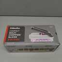 Mueller Vegetable Chopper Mandoline Slicer, Food Veggie Chopper, Cheese Grater, Onion Vegetable Cutter with Container, Dicer, Kitchen Gadgets & Essentials, White Sand/Grey (9 blade, White Sand/Grey)