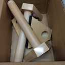 Wood Parallettes Push Up Bar for Floor, Strength Training Pushup Handles for Home Calisthenics Gymnastics Workouts Equipment