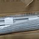 LazBlinds No Drill Roman Shades for Windows, Cordless Blackout Window Shades with UV Protection, Polyester Fabric for Bedroom & Living Room, 29" W x 64" H, Grey
