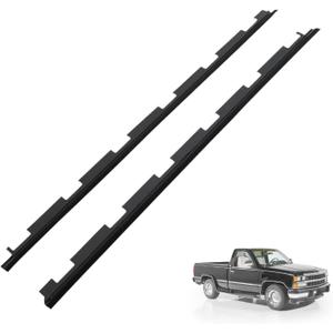 Weatherstrip Front Driver & Passenger Outer Window Sweep Seal Compatible with 1988-2000 Chevrolet C1500 GMC C2500 OE# 15991406 15991405