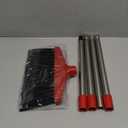 Handy Broom, Indoor/Outdoor Brooms, Duty Kitchen Broom, for Home Garage Kitchen Office Courtyard Lobby Patio Lawn Concrete (1, Red)