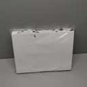 Extra Large Kraft Paper Gift Bags - 12 pcs, White, 16x6x12 Inches, Ribbon Handles, Party, Wedding and Shopping Bags