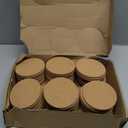 60 Pieces Cork Coasters for Drinks, GOH DODD Thicken Absorbent Blank Coasters for DIY Crafts Laser Engraving Sublimation Wood Burning Plants Painting Housewarming Gifts Wedding, Round, 4 Inch