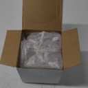 Meanplan 24 Pcs Flower Napkin Rings Clear Acrylic Napkin Holder Rings Bulk Square Flower Bud Vase Combo for Wedding, Birthday Banquet Table Decor, 1.77 x 1.97 Inch