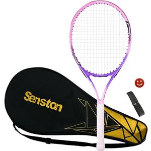Senston 25" Kids Junior Tennis Racquet for Kids Children Boys Girls Tennis Rackets with Racket Cover