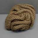 48 feet 1Inch Thick Manila Rope, JANNO Natural Twisted Hemp Rope for Tug War Home Garden Decorating, Hammock, Railings, Landscaping, Boat Fixing, Packing, DIY Arts Crafts, Cat Scratching Post and More