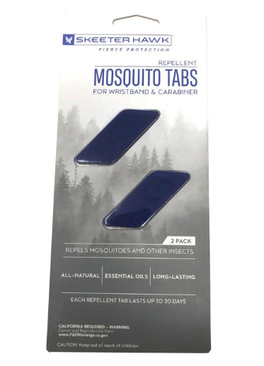 LOT OF 3 Skeeter Hawk Replacement Repellent For Mosquito Wristband & Carabiner