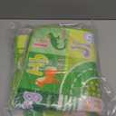 Alphabet Rugs for Kids Playroom - ABC Rug for Classroom with ABC Alphabet,Animals Colors,ABC Carpet for Children Playroom Cartoon Kids Play Mat for Bedroom Decor,Green,2.5x4 Feet