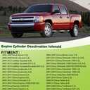 12571609 Engine Cylinder Deactivation Solenoid Valve Lifter Oil Manifold Compatible with Chevy Silverado Suburban Avalanche Tahoe GMC Sierra Yukon Cadillac Escalade Replaces 917-162