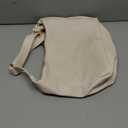 Purses for Women Slouchy Shoulder Bag Hobo Bag Soft Vegan Leather Adjustable Wide Strap Crossbody Tote Multi Pocket Handbags (Beige)